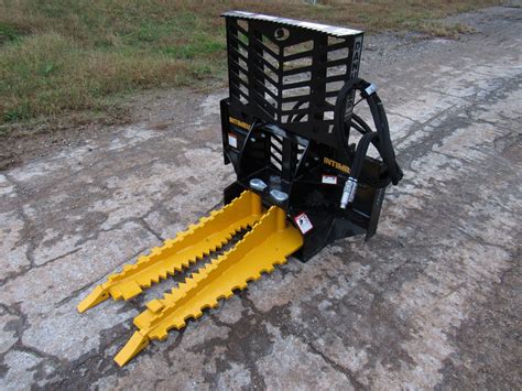 skid steer mounted post puller|intimidator tree puller for sale.